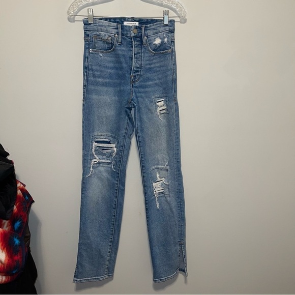 Good American Women High Rise Jeans Size 00/24 - Picture 8 of 8